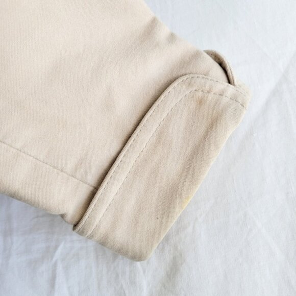 Ann Taylor Empire Waist Cotton Pea Coat Tan M - Picture 7 of 9